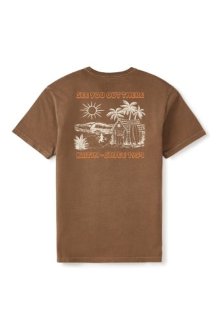 KATIN KATIN Shacked Tee Brown