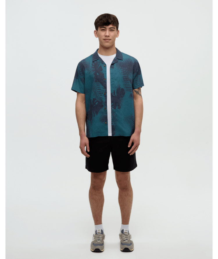 TENTREE TENTREE Chambers Shirt Midnight Blue/Amazon