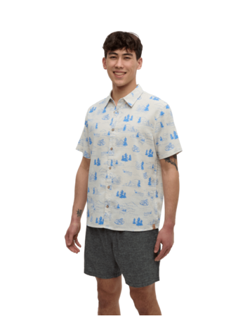 TENTREE TENTREE Redwood Shirt White Oak Heather/Lake Sasquatch