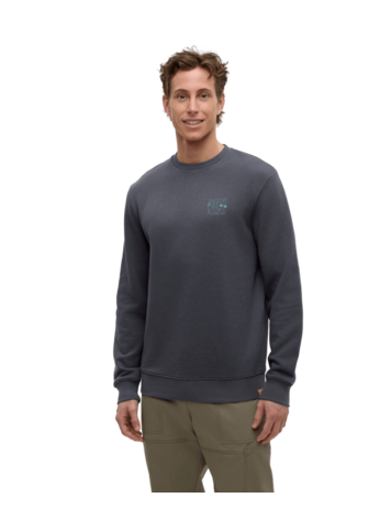 TENTREE TENTREE Lake Life Essentials Crew Graphite/Tidal Teal