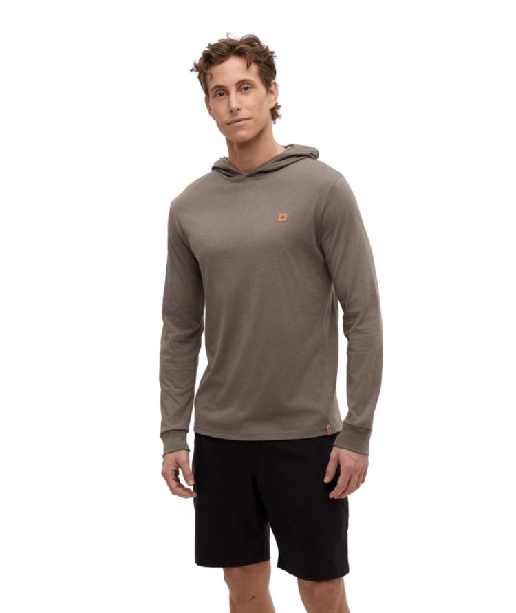 TENTREE TENTREE Baker Hooded Longsleeve Timber Heather
