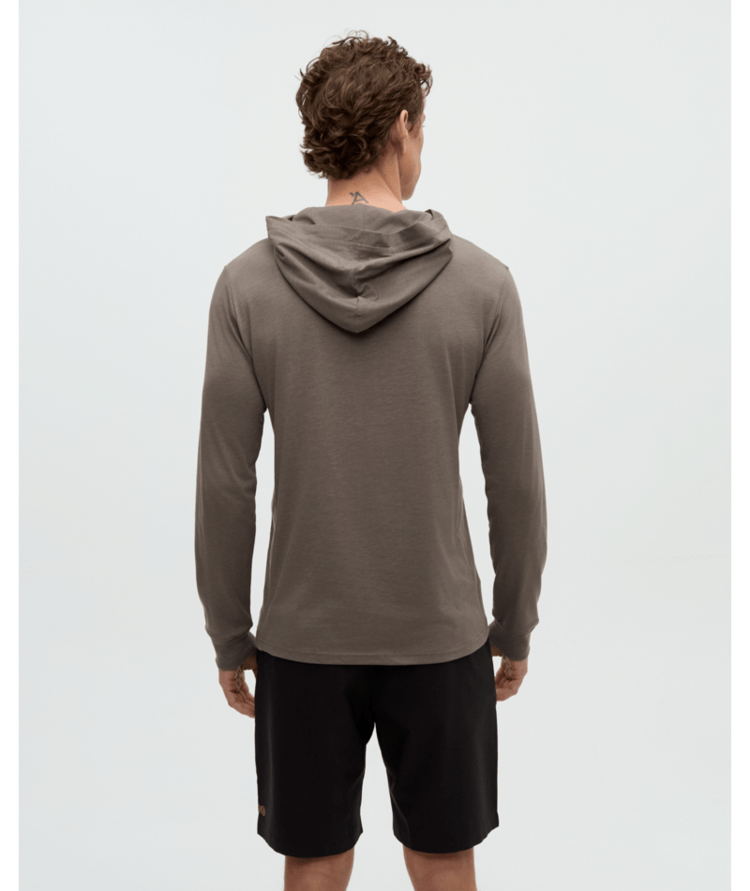 TENTREE TENTREE Baker Hooded Longsleeve Timber Heather