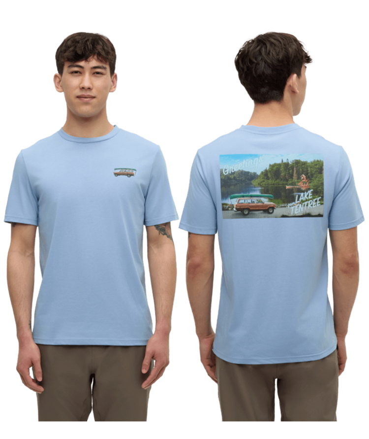 TENTREE TENTREE Lake Tentree T-Shirt Lakeside Blue/Lake Day