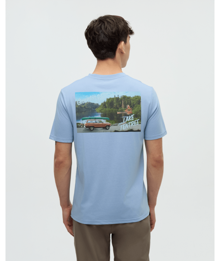 TENTREE TENTREE Lake Tentree T-Shirt Lakeside Blue/Lake Day