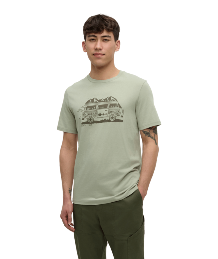 TENTREE TENTREE Road Trip T-Shirt Light Moss/Timber