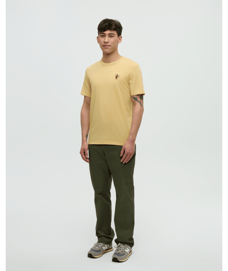TENTREE TENTREE Sasquatch T-Shirt Dusk Yellow Heather/Fishing