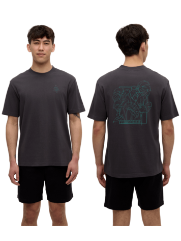 TENTREE TENTREE Regenerative Amazon Verdure Relaxed T-Shirt Graphite/Tidal Teal