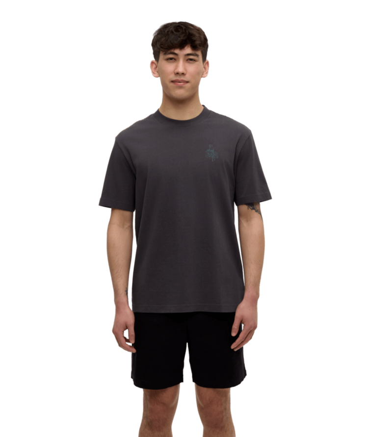 TENTREE TENTREE Regenerative Amazon Verdure Relaxed T-Shirt Graphite/Tidal Teal