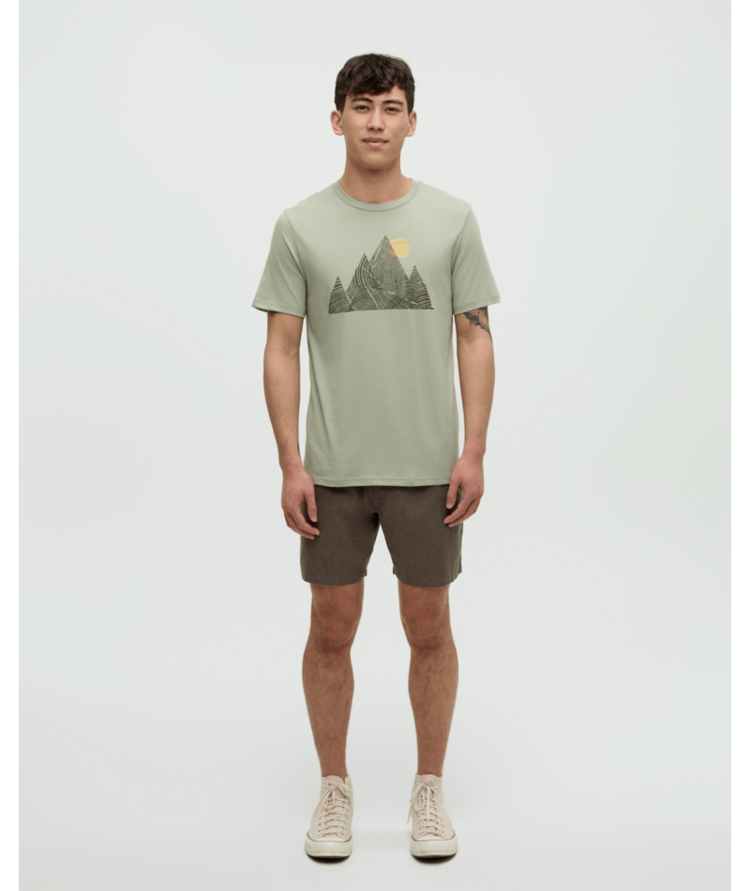 TENTREE TENTREE Peak T-Shirt Light Moss/Deep Olive