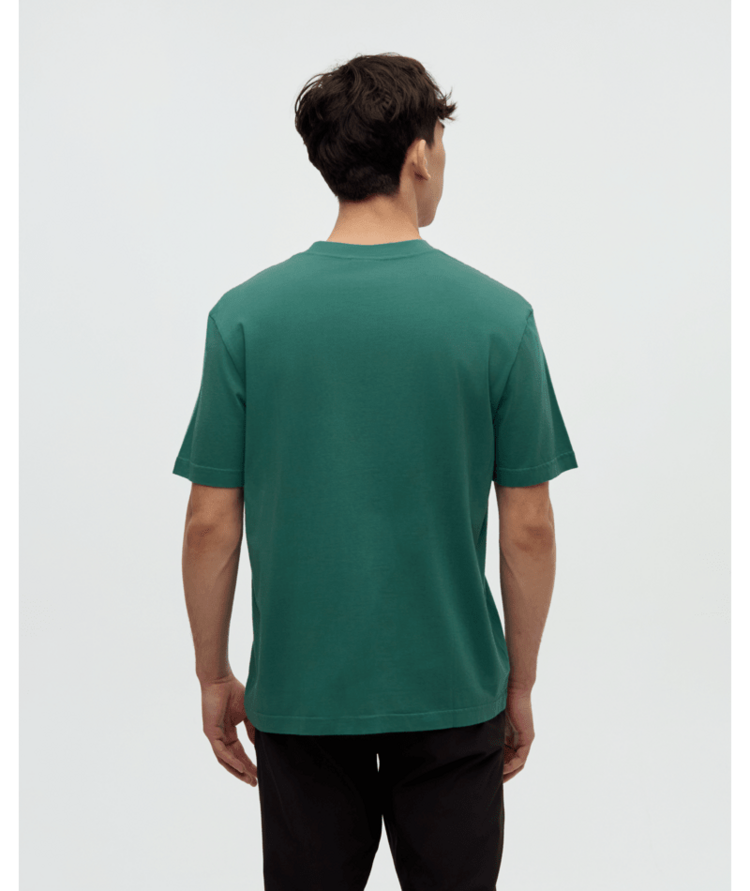 TENTREE TENTREE Regenerative Lake Life Portal T-Shirt Tidal Teal/Meteorite Black