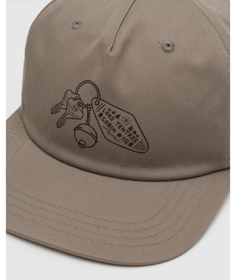 TENTREE TENTREE Lake Getaway Apex Hat Clay/Meteorite Black