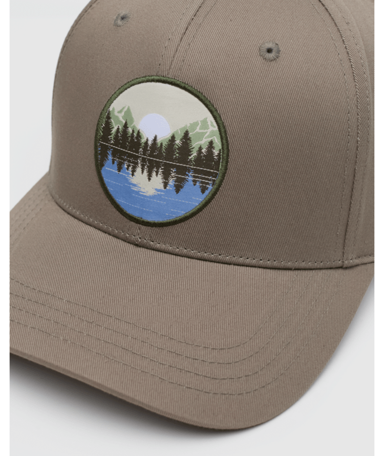 TENTREE TENTREE Lake Patch Elevation Hat Clay/Lakeside Blue