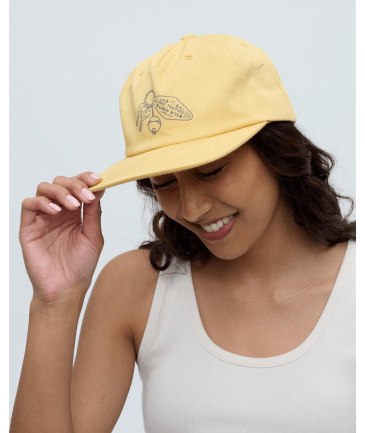 TENTREE TENTREE Lake Getaway Apex Hat Dusk Yellow/Graphite