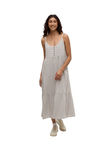 TENTREE TENTREE Hopewell Dress Clay/Railroad Stripe