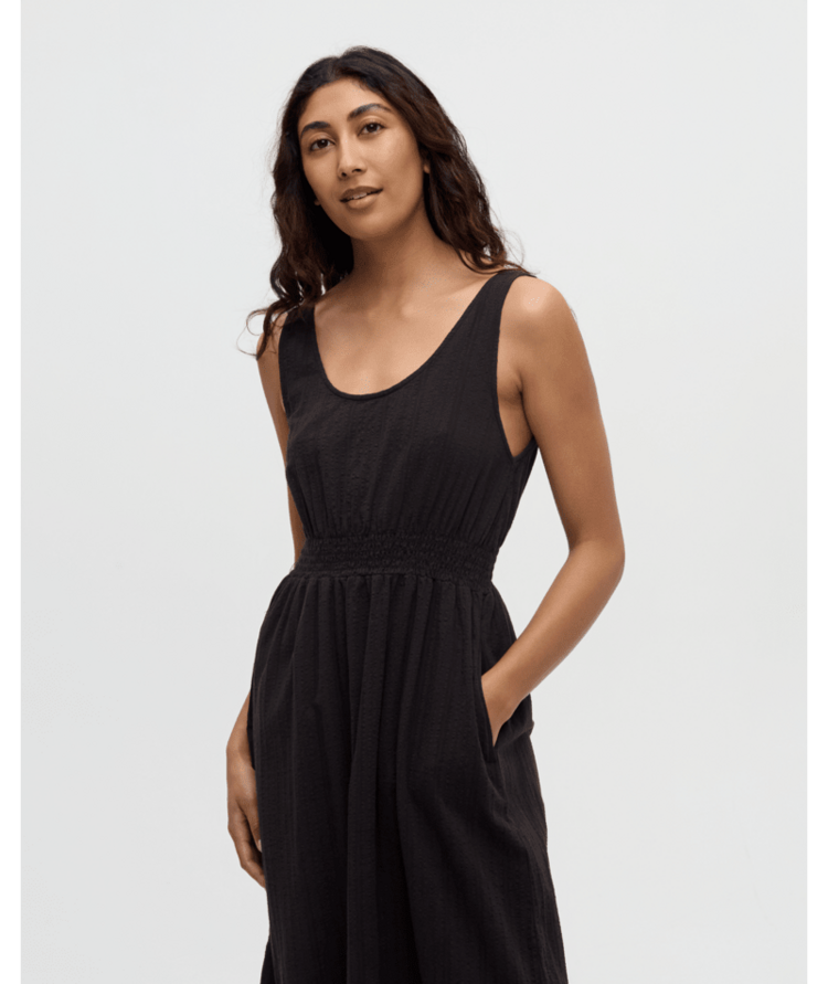 TENTREE TENTREE Arcadian Dress Meteorite Black