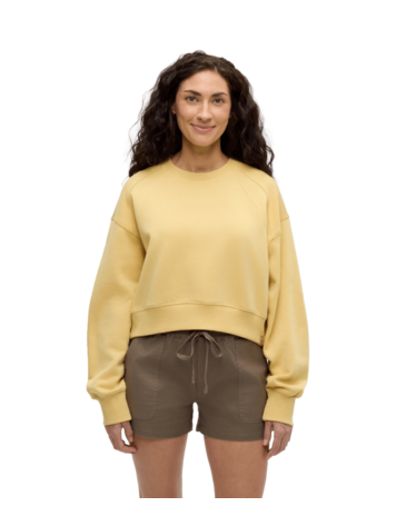 TENTREE TENTREE Bluffs Cropped Crew Dusk Yellow