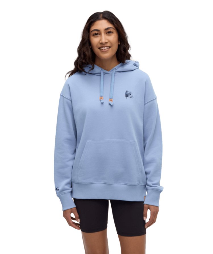 TENTREE TENTREE Sunrise Relaxed Hoodie Lakeside Blue/Midnight Blue