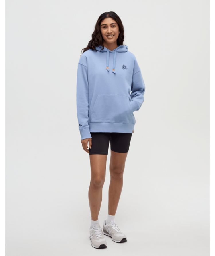 TENTREE TENTREE Sunrise Relaxed Hoodie Lakeside Blue/Midnight Blue