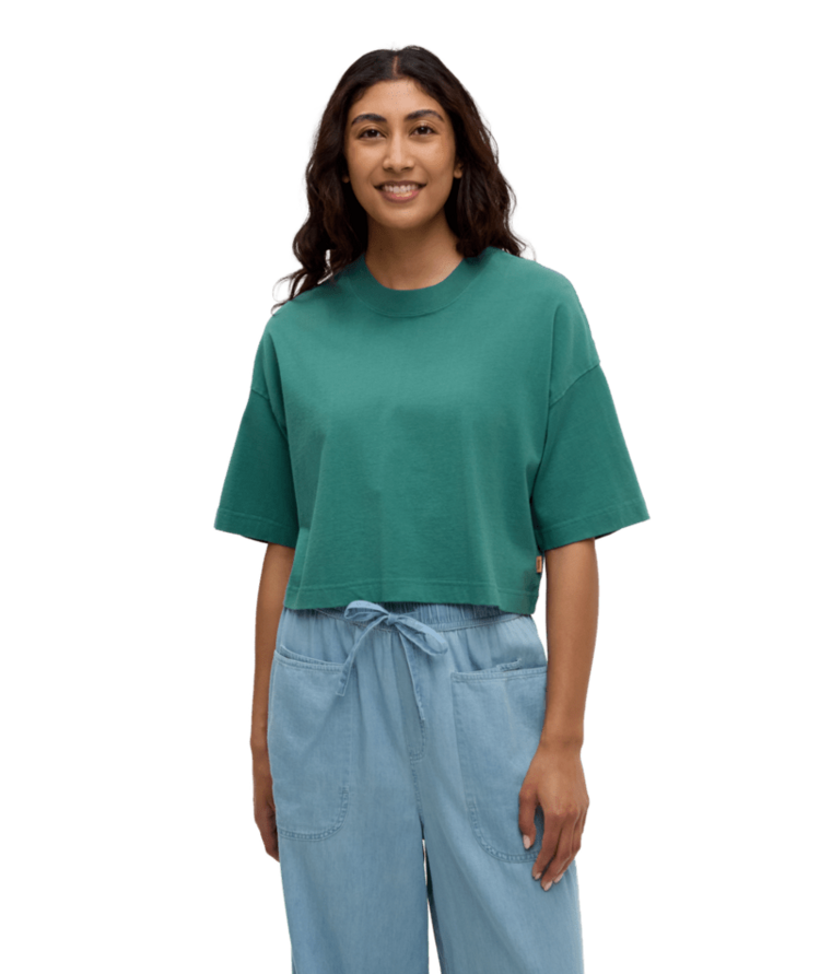 TENTREE TENTREE Laurelwood Crop T-Shirt Tidal Teal