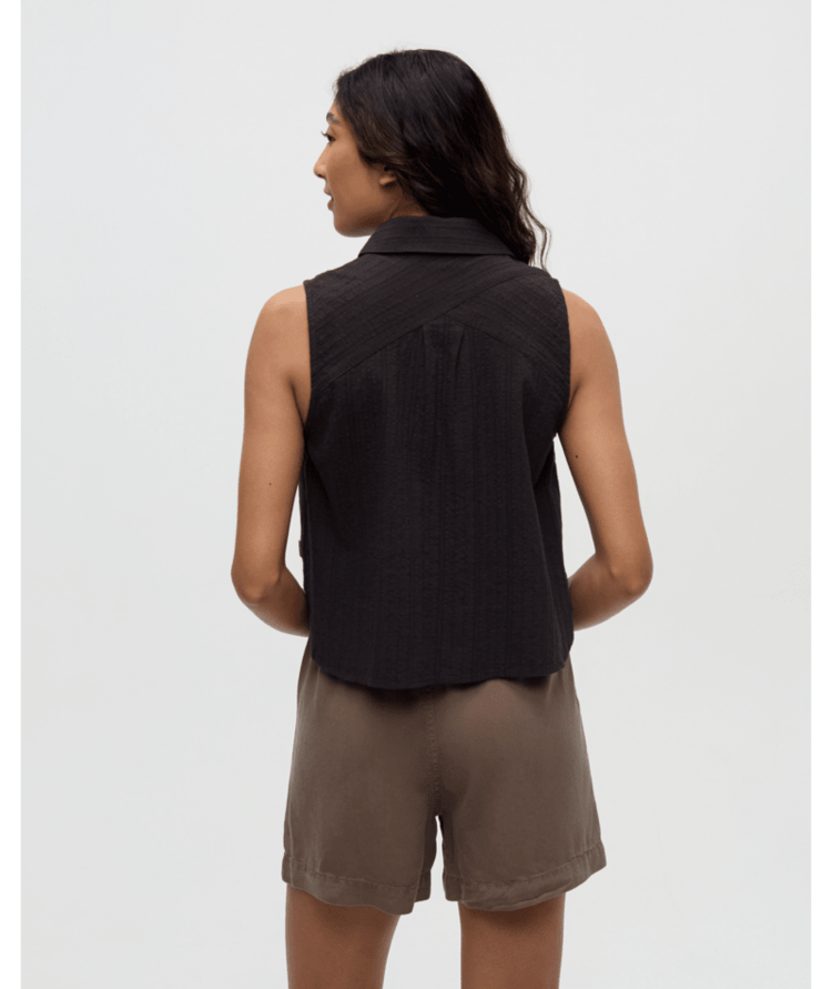 TENTREE TENTREE Robins Shirt Meteorite Black