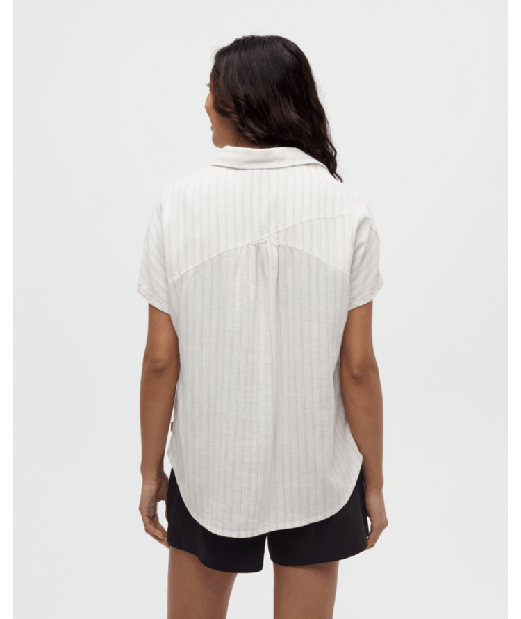 TENTREE TENTREE Magnolia Shirt Undyed/Double Stripe