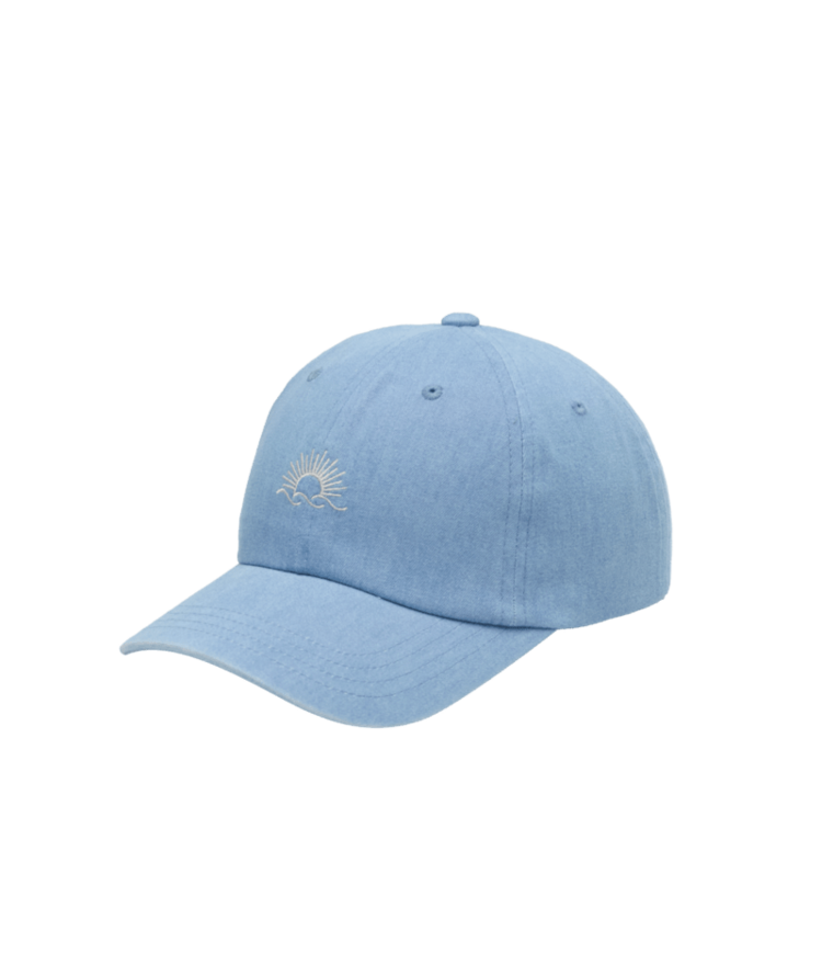 TENTREE TENTREE Embroidered Denim Peak Hat Light Wash/White Oak