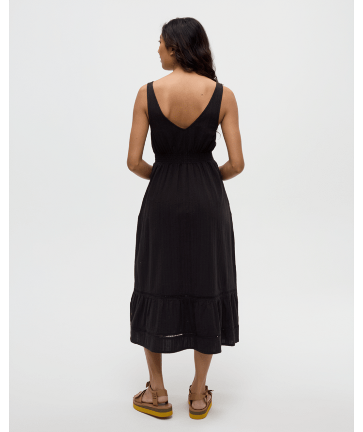 TENTREE TENTREE Arcadian Dress Meteorite Black
