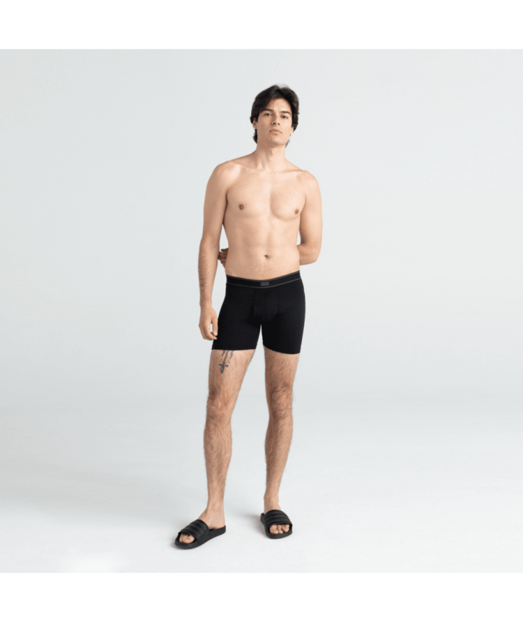 SAXX SAXX Daytripper Comfort Stretch Boxer Brief Fly Black