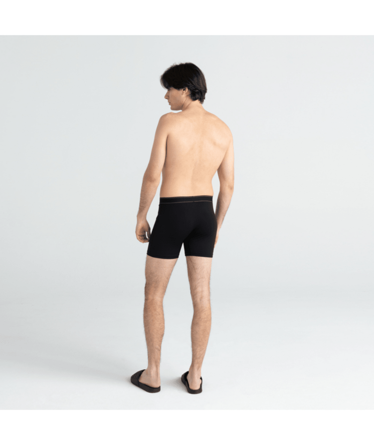 SAXX SAXX Daytripper Comfort Stretch Boxer Brief Fly Black