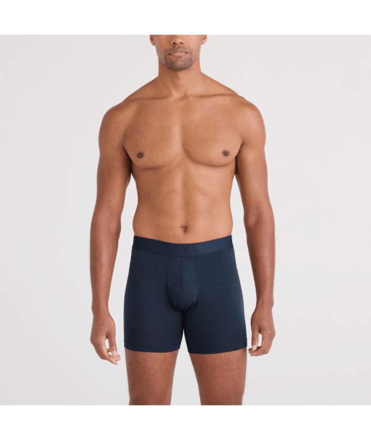 SAXX SAXX Droptemp™ Cooling Cotton Boxer Brief Fly Dark Ink