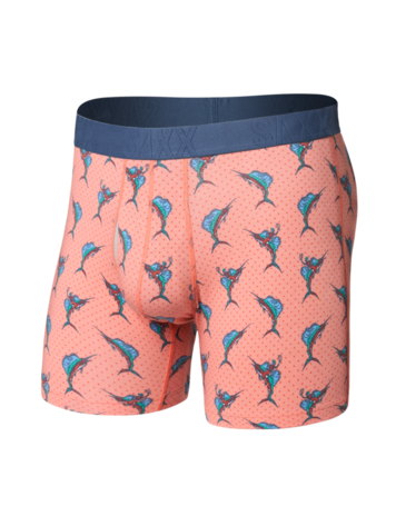 SAXX SAXX Droptemp™ Cooling Cotton Boxer Brief Fly Big Catch Desert Flower