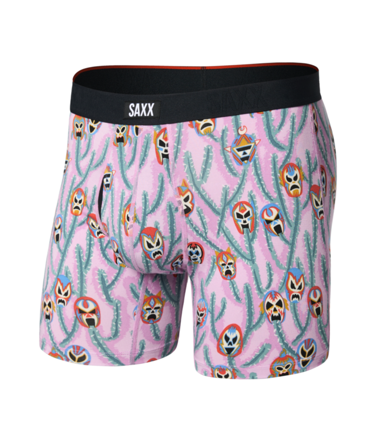 SAXX SAXX Vibe Xtra Soft Comfort Boxer Brief Fly Lucho Libre Orchid