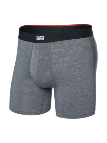 SAXX SAXX Vibe Xtra Soft Comfort Boxer Brief Fly Dark Grey Heather