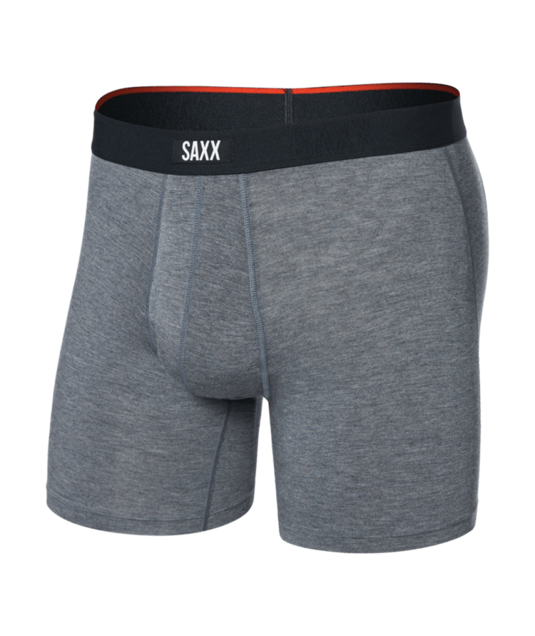 SAXX SAXX Vibe Xtra Soft Comfort Boxer Brief Fly Dark Grey Heather