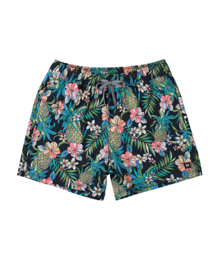 SAXX SAXX Oh Buoy 2N1 Volley 5" Pineapple Field Black
