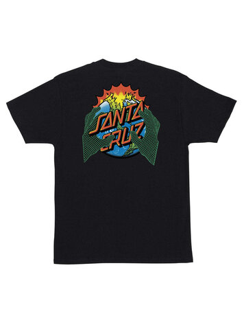 SANTA CRUZ SANTA CRUZ T-Shirt Kendall End Of The Dot Black/White