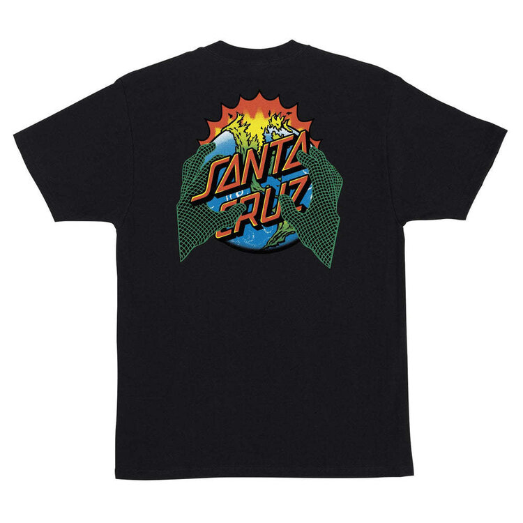 SANTA CRUZ SANTA CRUZ T-Shirt Kendall End Of The Dot Black/White