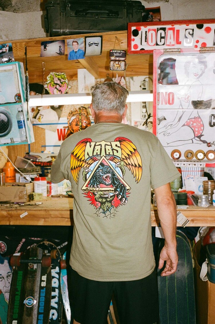 SANTA CRUZ SANTA CRUZ T-Shirt Natas Sc Panther Prairie Dust