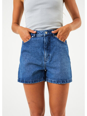 AFENDS AFENDS Seventy Threes Hemp Denim Shorts Authentic Blue