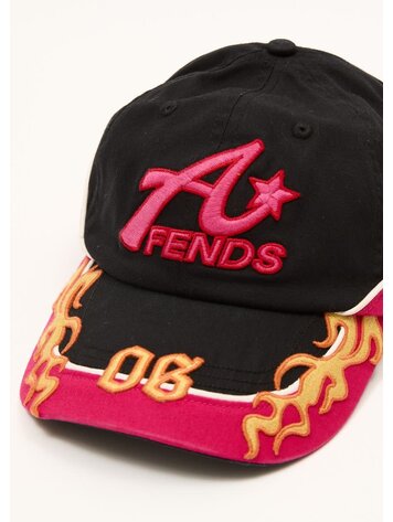 AFENDS AFENDS Derby Recycled Panelled Cap Black