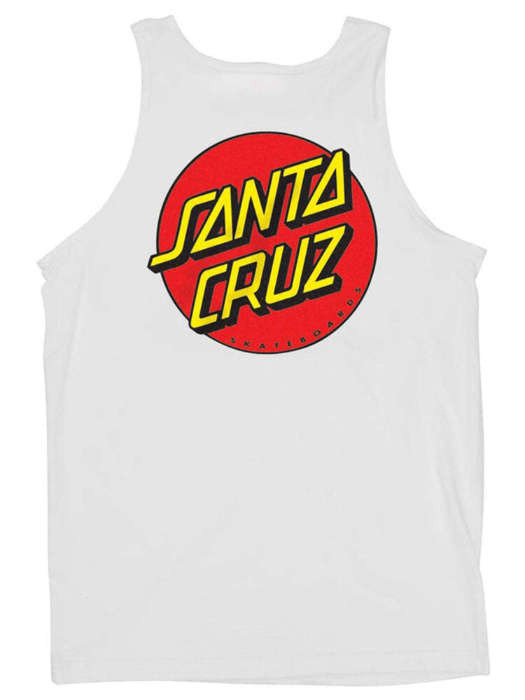 SANTA CRUZ SANTA CRUZ Tank Classic Dot White
