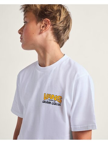 VANS VANS Big Kids Shop Front T-Shirt White