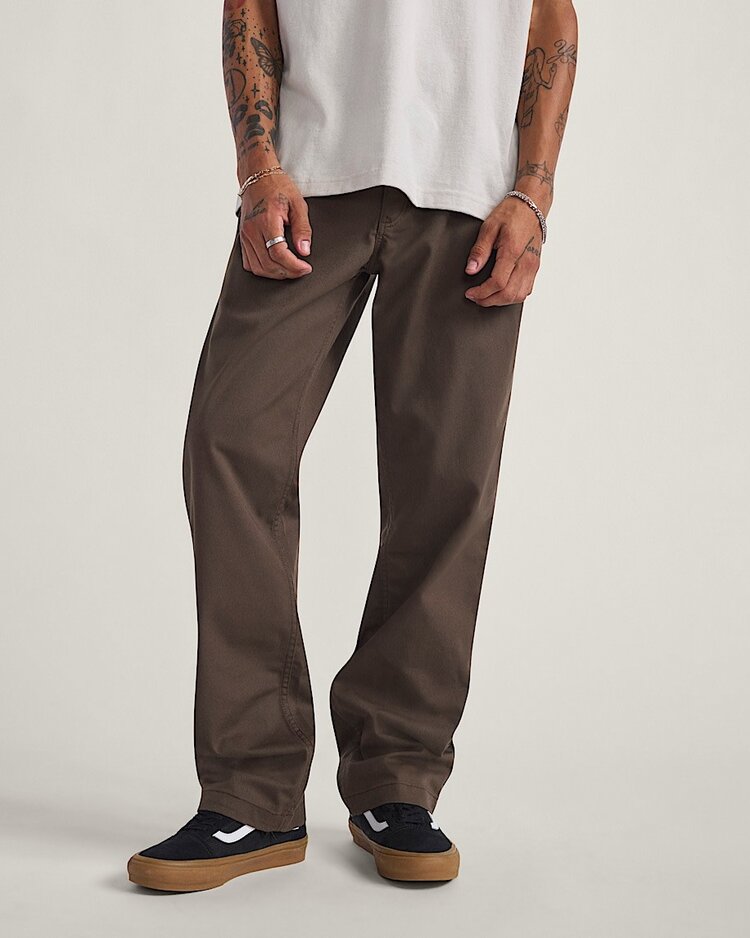 VANS VANS Authentic Chino Relaxed Pants Coal Brown