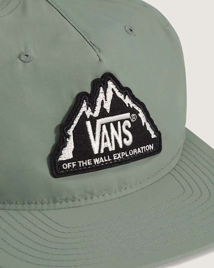VANS VANS Crestline Snapback Hat Gray Olive