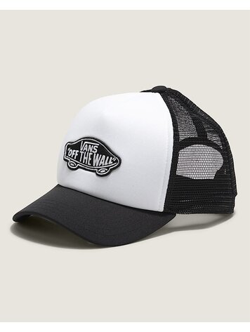 VANS VANS B Classic Patch Curved Bill Trucker Black-White