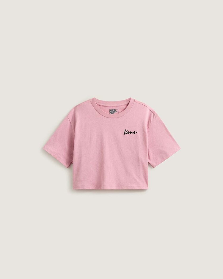 VANS VANS Kids Archived Crop T-Shirt Pink Dawn