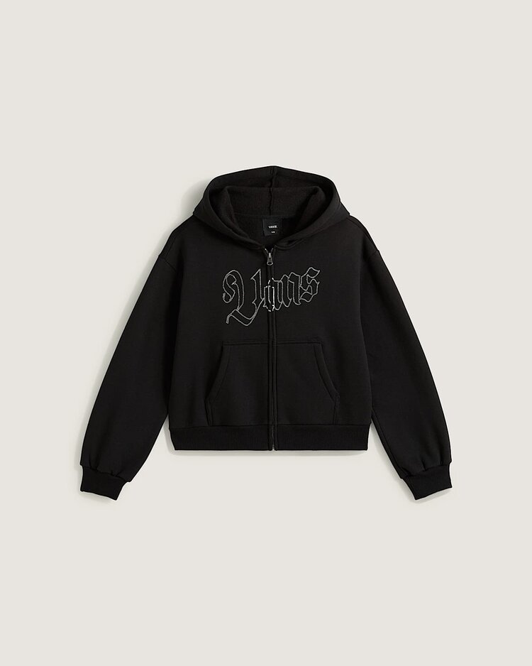 VANS VANS Big Kids Shining Zip Hoodie Black