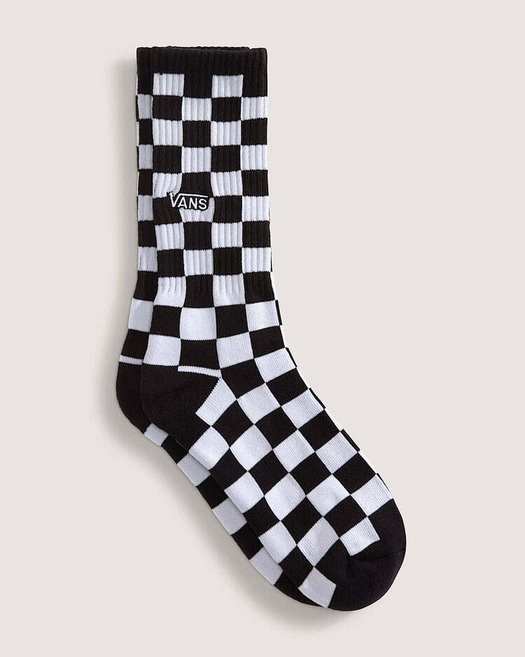 VANS VANS Checkerboard Crew Black White