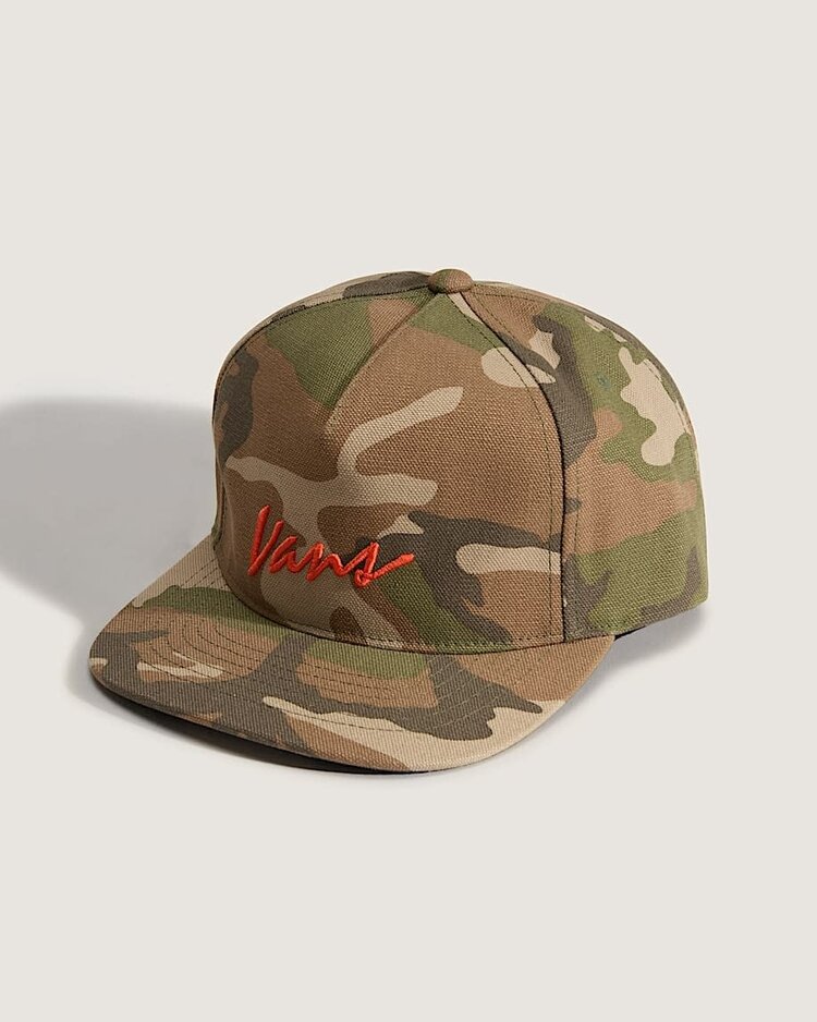 VANS VANS Classic Script Snapback Hat Vintage Camo