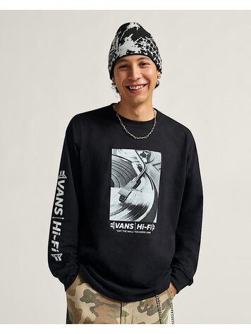 VANS VANS Hi Fi RPM Long Sleeve T-Shirts Black